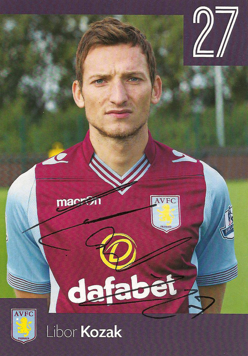Libor Kozak Aston Villa Football Player